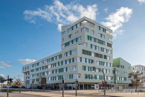 Außenansicht - Große Praxisfläche im Ärztehaus in Wilhelmsburg