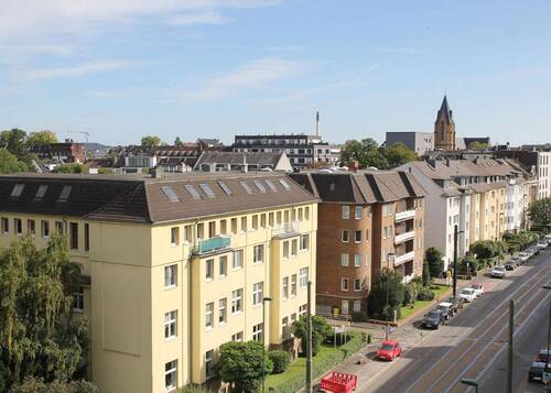 Blick über Lindemannstr. - 