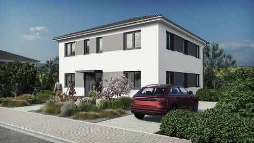 Zweifamilienhaus 176 Straßenansicht - 3 Zimmer Etagenwohnung in Partenheim