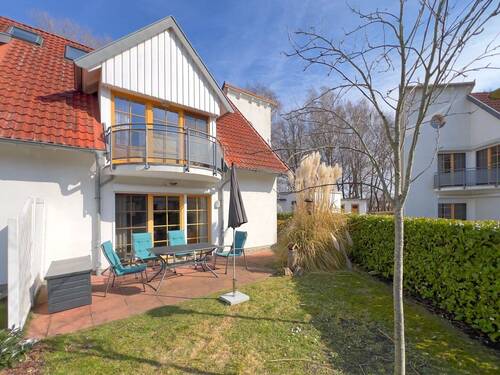Gartenbereich mit Südwestterrasse - 3 Zimmer Etagenwohnung zum Kaufen in Zingst
