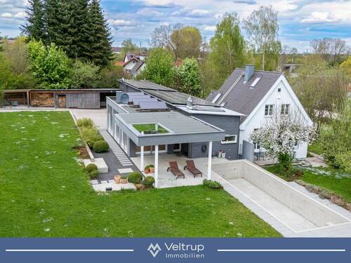 Anwesen mit Pool - WENN VISION AUF WOHNGEFÜHL TRIFFT - MODERNES ARCHITEKTENHAUS BEI LANDSBERG AM LECH