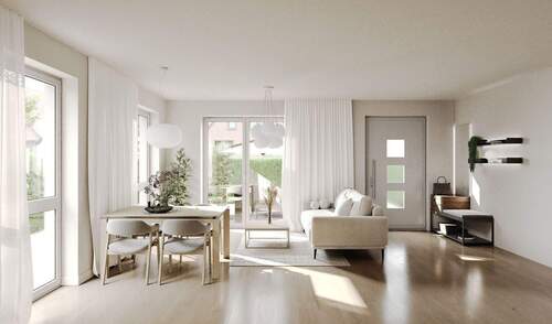 Innenvisualisierung Wohnbereich - Etagenwohnung in Hamburg zum Kaufen