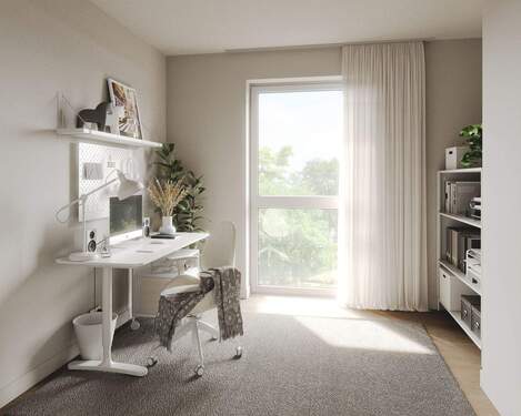 Innenvisualisierung Büro - 