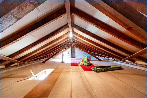Blick Dachspeicher - 