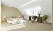 Visualisierung Schlafzimmer - Reihenmittelhaus mit 160,10 m&sup2; in Hettstadt zum Kaufen