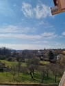 Blick auf kleinen Bach - 2 Zimmer Etagenwohnung in Grafing