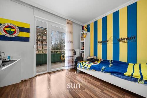 SCHLAFZIMMER - Etagenwohnung mit 64,00 m&sup2; in Frankfurt am Main zum Kaufen