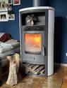 Kaminofen im Wohnzimmer - 
