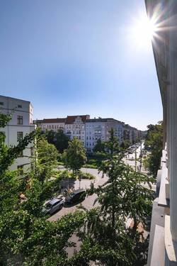 Blick aus der Wohnung - 