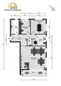 Grundriss OG - 3 Zimmer Büro in Hochheim am Main