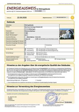 Energieausweis - 