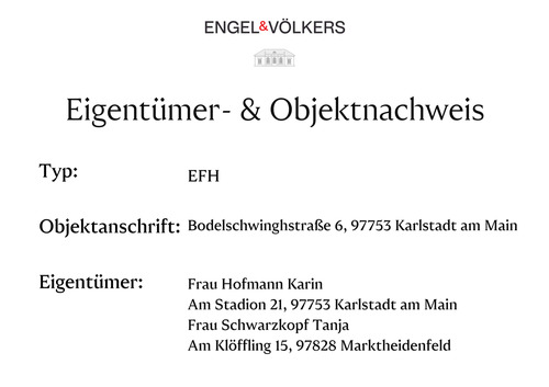 Eigentümer - _ Objektnachweis - 