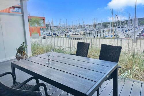 Terrasse mit Blick auf Travemünde - 2 Zimmer Etagenwohnung in Lübeck
