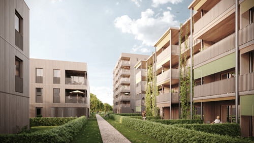 Ansicht - 2 Zimmer Etagenwohnung in Wangen