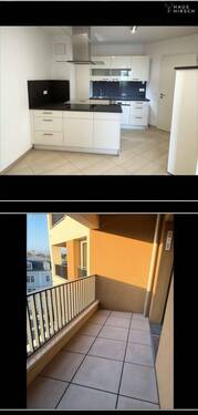 Küche & Balkon - 3 Zimmer Terrassenwohnung in Regensburg