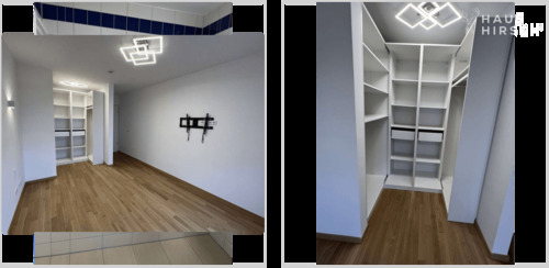 Flur mit Einbauschrank - Terrassenwohnung mit 103,00 m&sup2; in Regensburg zum Kaufen