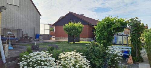 Terrasse - Doppelhaushälfte mit 95,00 m&sup2; in Schellerten zum Kaufen