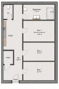 Grundriss - Büro Nummer 3.png - 3 Zimmer Einfamilienhaus zur Miete in Wittlich