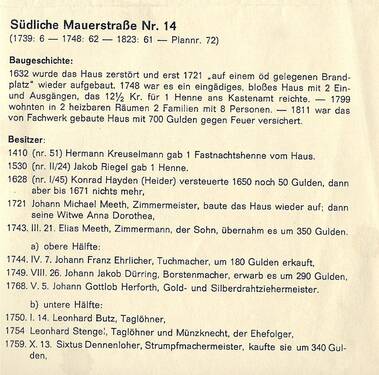 Geschichte vom Haus 1 - 