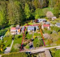 Gartengrundstück (kein Pachtland) mit massivem Gartenhaus + Stellplatz in ruhiger Waldrandlage! - Dürrröhrsdorf-Dittersbach Wilschdorf