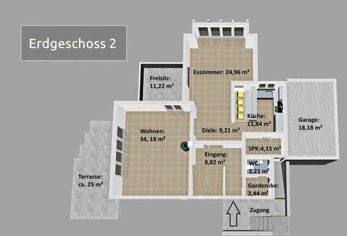 Erdgeschoss 2 - EG 2 - 