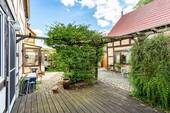 Terrasse am Haus im Innenhof - 