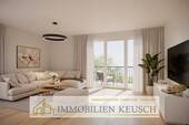 WHG4-Heller Wohnbereich mit Zugang zum Balkon - Etagenwohnung mit 55,20 m&sup2; in Achim zum Kaufen