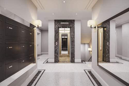 Treppenhaus - 3 Zimmer Etagenwohnung zum Kaufen in Düsseldorf