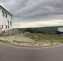 Erste Baureihe mit Blick über die Mosel - Wincheringen