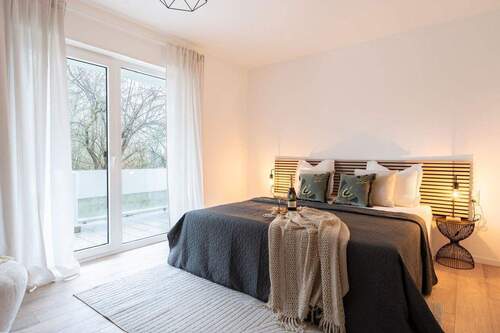 Schlafzimmer - Etagenwohnung mit 60,30 m² in Saarbrücken zum Kaufen