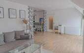 Wohnzimmer und Essbereich - 2 Zimmer Etagenwohnung in Braunschweig