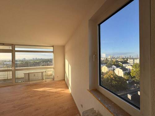 Blick aus dem Wohnzimmer - 4 Zimmer Etagenwohnung in Frankfurt am Main