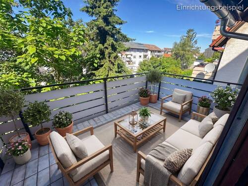 Einrichtungsbeispiel Balkon - 