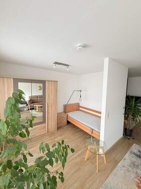 Schlafbereich - Etagenwohnung mit 46,40 m&sup2; in Sankt Georgen im Schwarzwald zur Miete