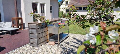 Terrasse mit Grill - Einfamilienhaus mit 199,00 m&sup2; in Mönkebude zum Kaufen