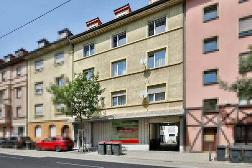 Straßenansicht - 3 Zimmer Etagenwohnung zum Kaufen in Pforzheim