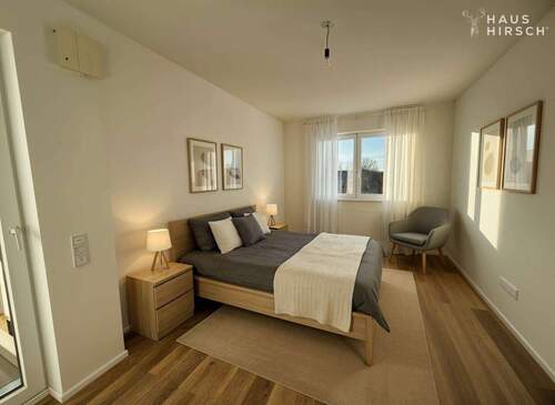 Schlafzimmer virtuell möbliert - 