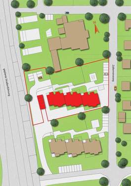 Lageplan - Etagenwohnung mit 93,00 m&sup2; in Balingen zum Kaufen