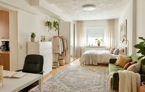 1. OG Schlafzimmer (Digital Staging) - 