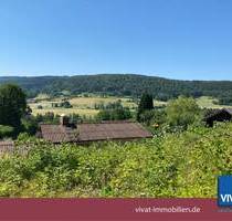 Tolle Aussichten! Großes, terrassiertes Wohngrundstück im Wochenendgebiet. Tiny Houses möglich!!! - Biebergemünd