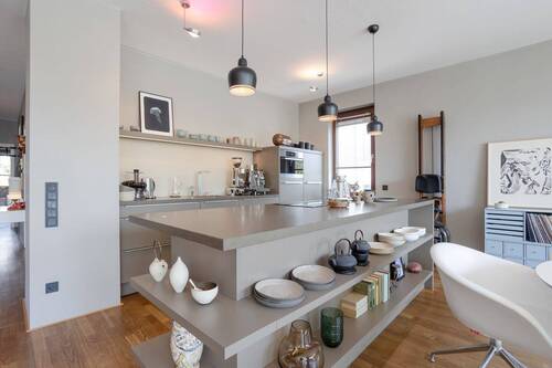 Küche Ansicht II - Etagenwohnung mit 143,00 m&sup2; in Frankfurt am Main zum Kaufen