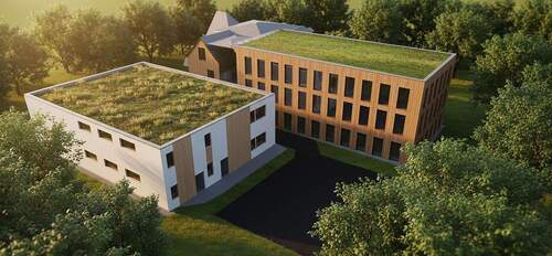 Außenansicht KI 3 - Gewerbeobjekt (Büro, Produktion, Verkauf) zum Kaufen in Heidesee