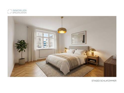 STAGED Schlafzimmer (KI-generierter Inhalt) - 