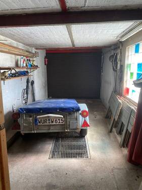 Garage innen - 4 Zimmer Doppelhaushälfte in Wurzen
