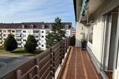 Balkonausblick - 3 Zimmer Etagenwohnung in Straubing