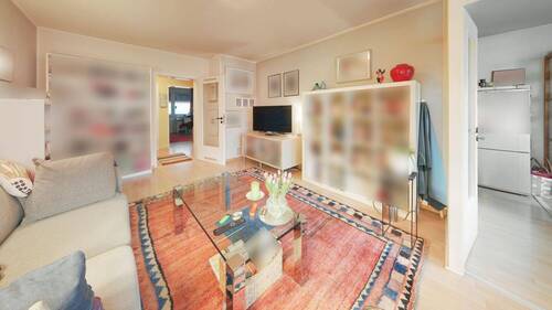 Wohnzimmer - 2 Zimmer Etagenwohnung zum Kaufen in Köln