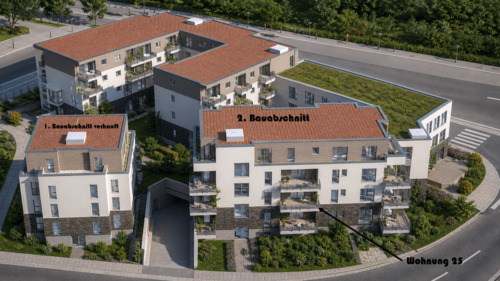 Lage der Whg 25 im Gebäude - 2 Zimmer Etagenwohnung zum Kaufen in Welver