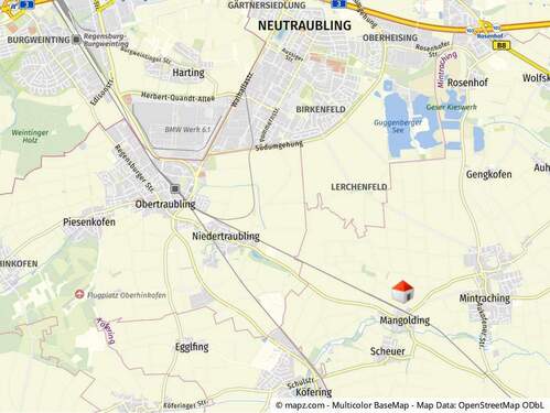 Geolyzer Kartenausschnitt - 