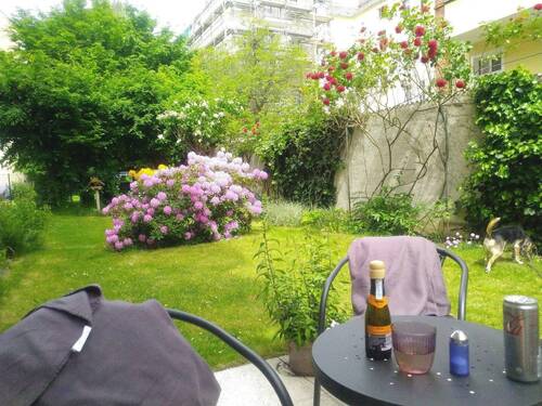 Garten mit Begrünung - 