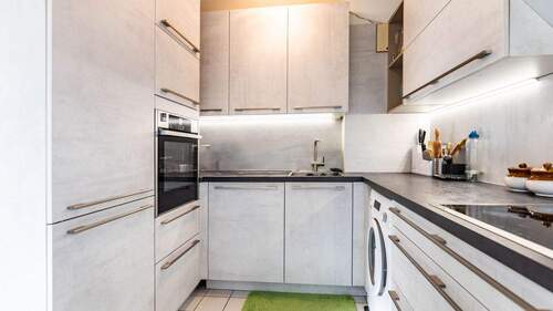 Küche - Terrassenwohnung mit 60,20 m&sup2; in Haar zum Kaufen